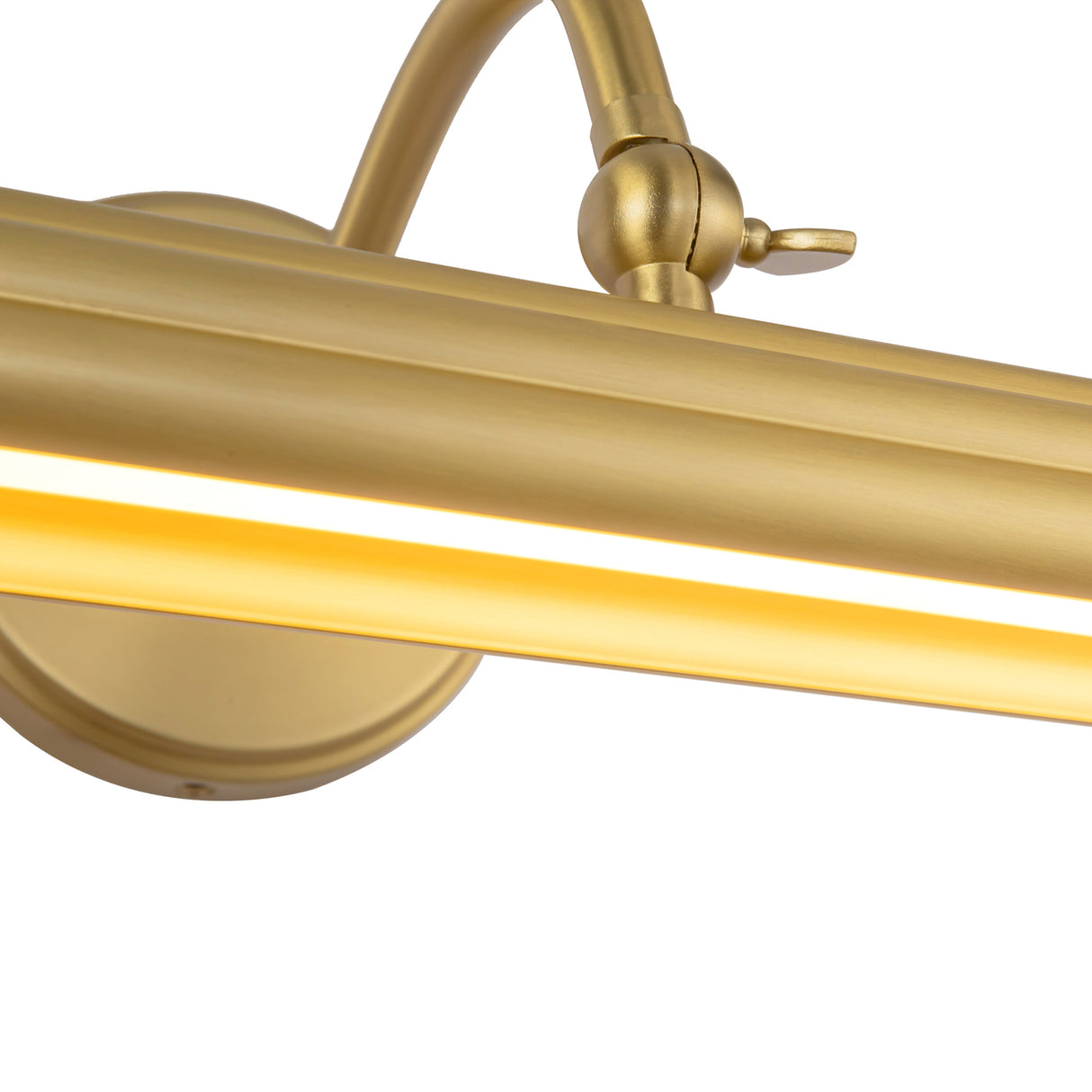Jacob LED Picture Light 18", Brushed Brass