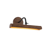 Jacob LED Picture Light 14", Walnut
