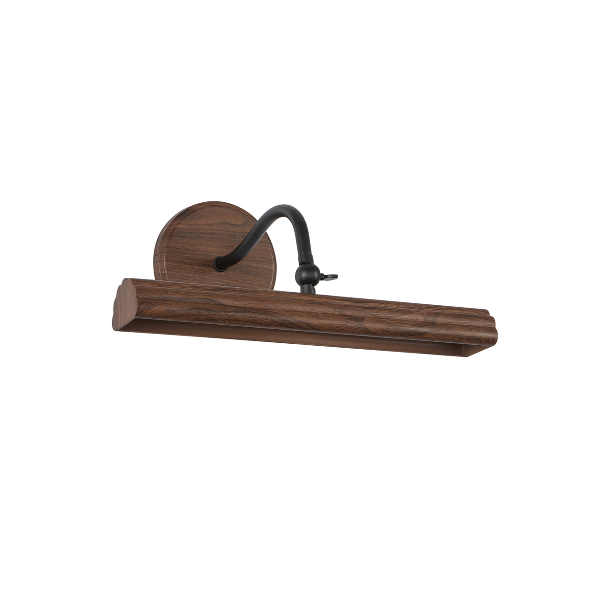 Jacob LED Picture Light 14", Walnut