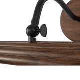 Jacob LED Picture Light 14", Walnut