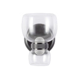 Brann LED Wall Sconce 8", Urban Bronze and Clear Glass