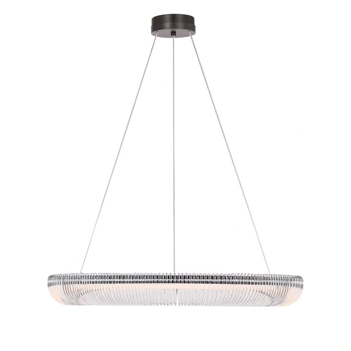 Amir Large LED Chandelier 30", Aged Iron