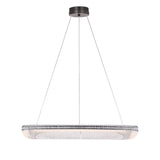 Amir Large LED Chandelier 30", Aged Iron
