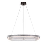 Amir Large LED Chandelier 30", Aged Iron