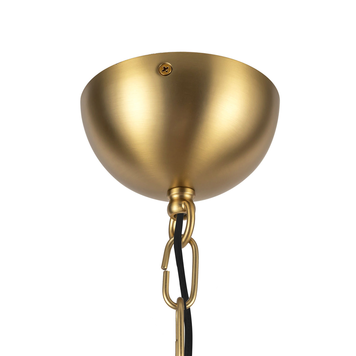 Rubina 4 Light Chandelier 39", Brushed Brass