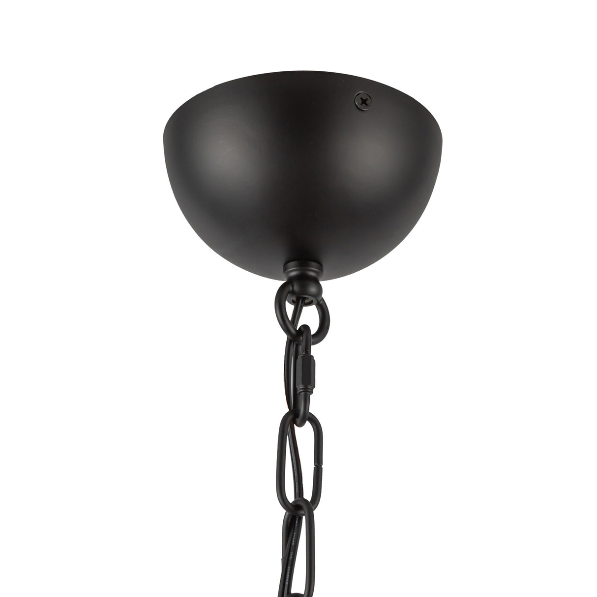 Rubina 4 Light Chandelier 39", Matte Black