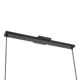 Sadira 7 Light Linear Pendant 42", Black