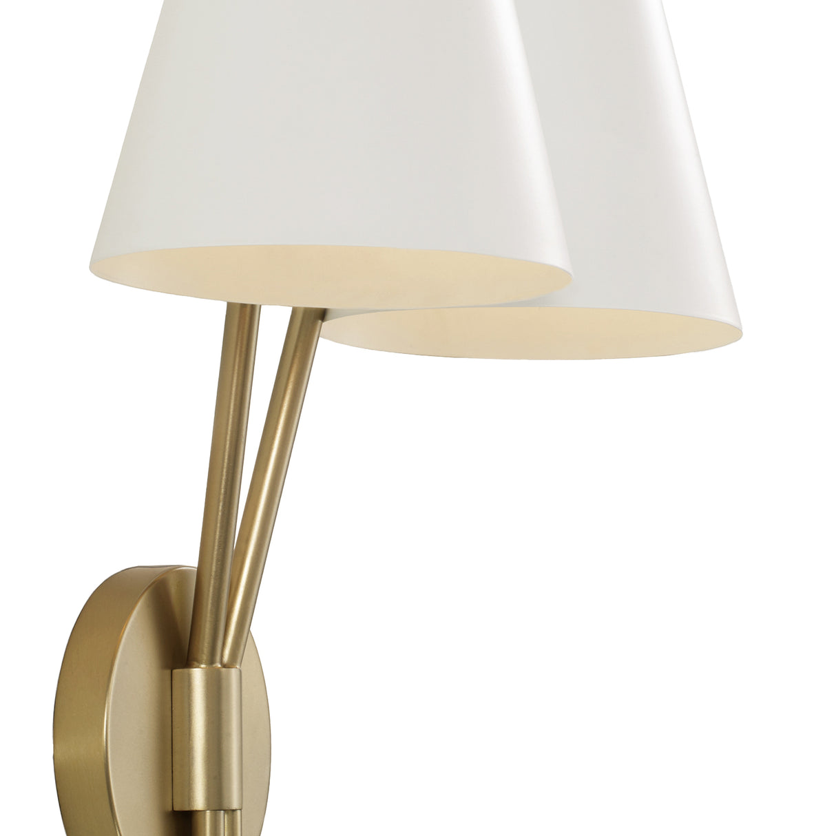 Althea Double Wall Sconce 23", Aged Brass