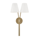 Althea Double Wall Sconce 23", Aged Brass