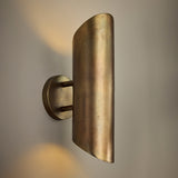 Kitt 2 Light Wall Sconce 16", Oxidized Brass