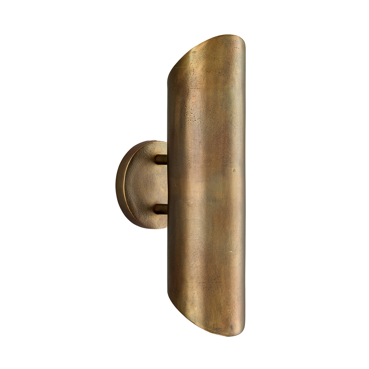 Kitt 2 Light Wall Sconce 16", Oxidized Brass