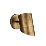 Kitt 1 Light Wall Sconce 8", Oxidized Brass