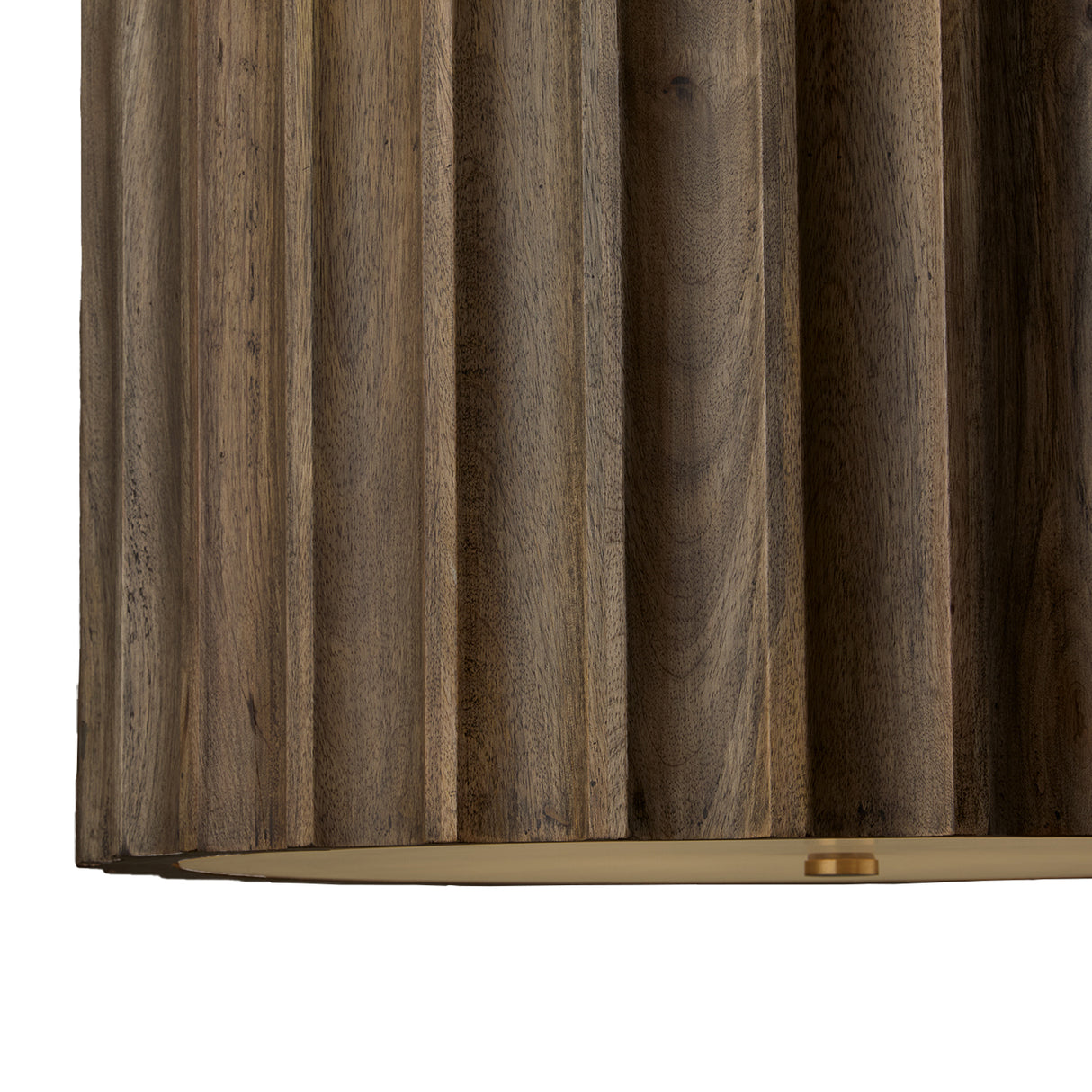 Riverton Large Pendant 26", Espresso and Matte Brass