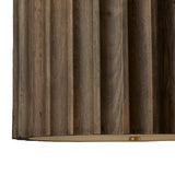 Riverton Large Pendant 26", Espresso and Matte Brass