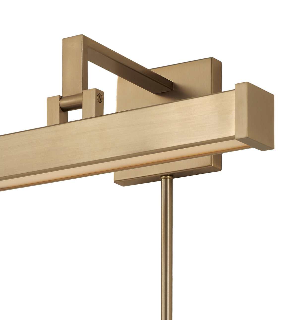 Leopold LED Picture Light 16", Matte Brass