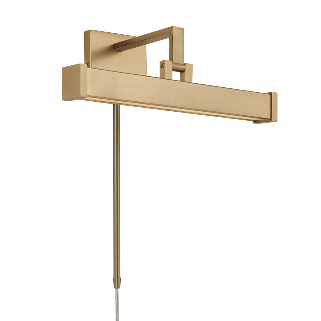 Leopold LED Picture Light 16", Matte Brass