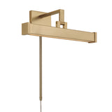 Leopold LED Picture Light 16", Matte Brass