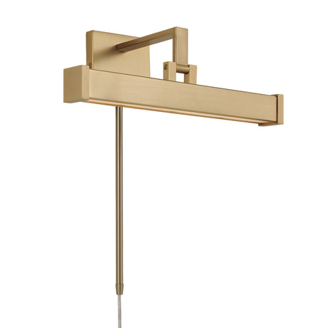 Leopold LED Picture Light 16", Matte Brass
