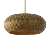 Benicio Pendant 26", Burnished Patina Brass
