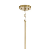Blossom  Extra Large Pendant 33", Matte Brass and Clear Glass