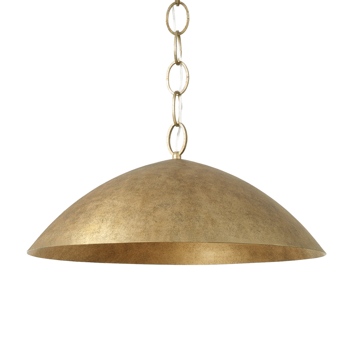 Blaise LED Pendant 24", Feathered Brass