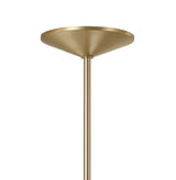 Avani Pendant Light 22", Matte Brass and Opal Glass