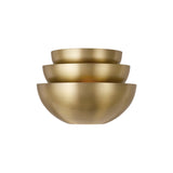 Calix Wall Sconce 11", Aged Brass