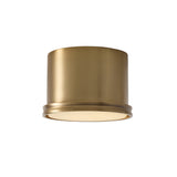 Darrow Small Flush Mount 9", Aged Brass