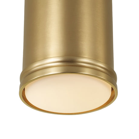 Darrow Extra Small LED Flush Mount 6", Aged Brass
