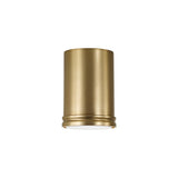 Darrow Extra Small LED Flush Mount 6", Aged Brass