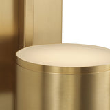 Carmine LED Wall Sconce 10", Aged Brass