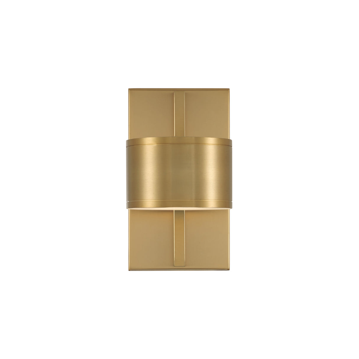 Carmine LED Wall Sconce 10", Aged Brass