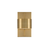 Carmine LED Wall Sconce 10", Aged Brass