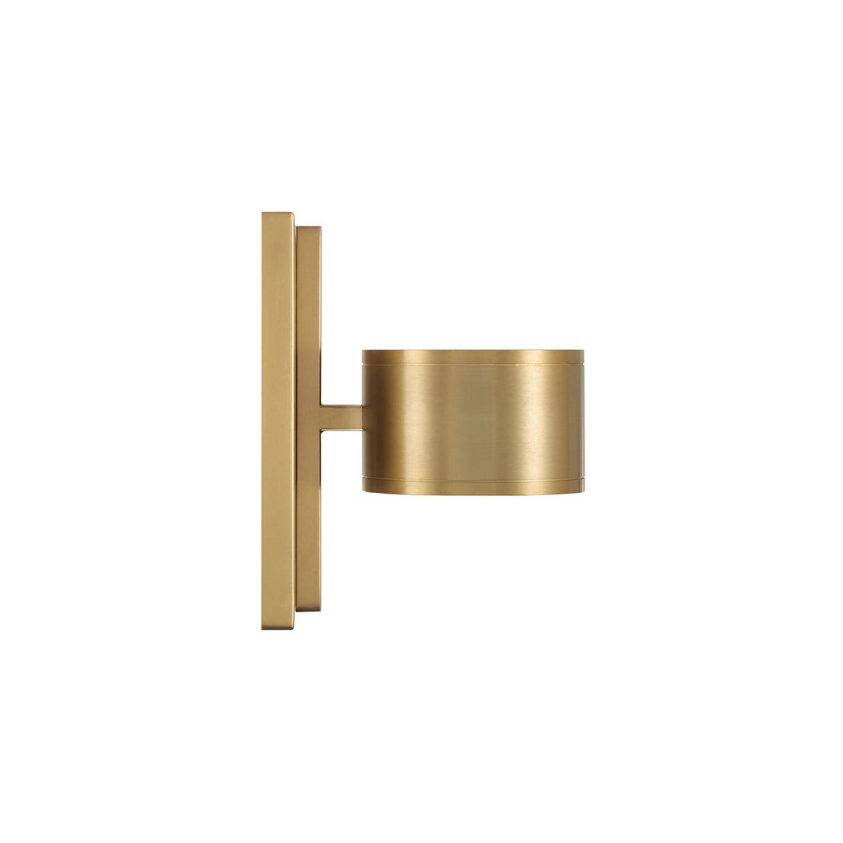 Carmine LED Wall Sconce 10", Aged Brass