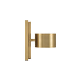 Carmine LED Wall Sconce 10", Aged Brass