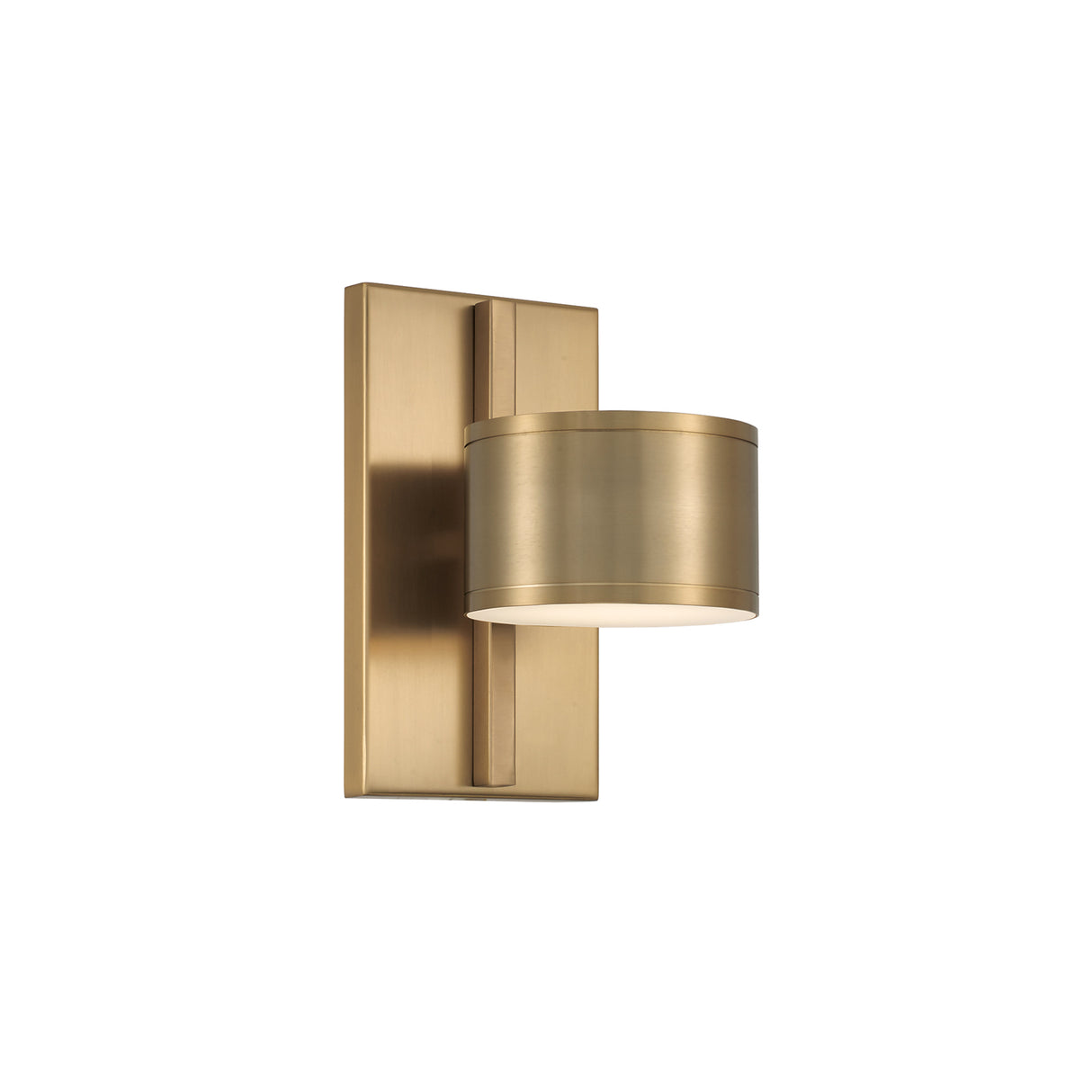 Carmine LED Wall Sconce 10", Aged Brass