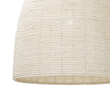 Camiri Large Pendant 18", Aged Brass and Ivory