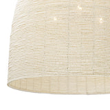Camiri Extra Large Pendant 25", Aged Brass and Ivory