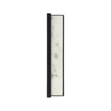 Azura LED Wall Sconce 16", Matte Black and Alabaster