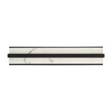 Azura LED Vanity 24", Matte Black and Alabaster