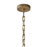 Myra 6 Light Chandelier 39", Artisan Brass