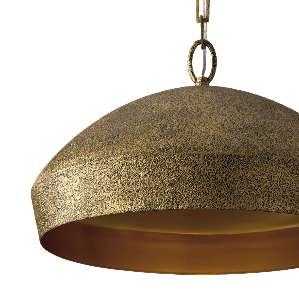 Myra Pendant 22", Artisan Brass