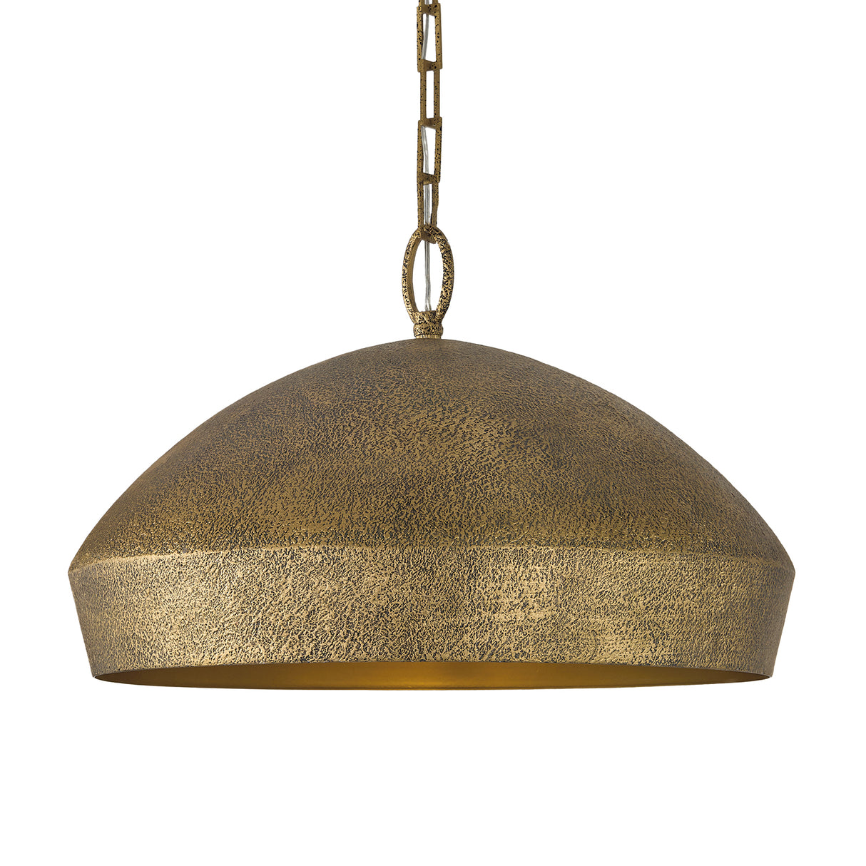 Myra Pendant 22", Artisan Brass