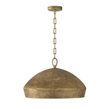 Myra Pendant 22", Artisan Brass