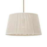 Malou Conical Pendant 18", Natural Rope and Matte Brass