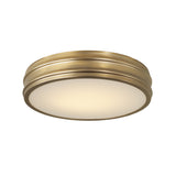 Vanessa LED Flush Mount 16", Aged Brass