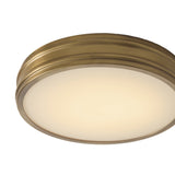 Vanessa LED Flush Mount 16", Aged Brass