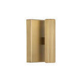 Simeon Small LED Wall Sconce 6", Aged Brass