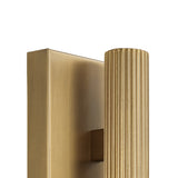 Simeon Small LED Wall Sconce 6", Aged Brass