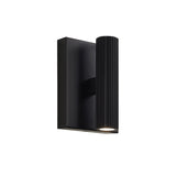 Simeon Small LED Wall Sconce 6", Matte Black